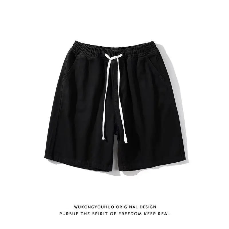 

Sports Shorts for Men in Summer 2025 New Styles for Teenagers Retro American Style Five Inch Long Shorts Loose Mid Length Pants