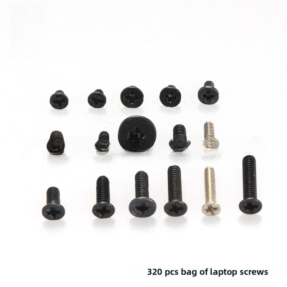 320PCS Laptop Screw Assortment Kit Countersunk Head Metal Fasteners For For HP For Sony Computer Hardware Repair Tool Set