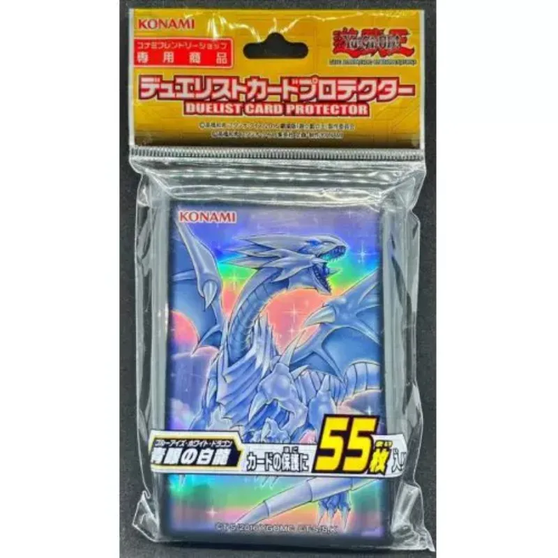 YuGiOh Konami Official Dark Side of Dimension Blue Eyes White Dragon 55 Pcs Card Sleeves SEALED