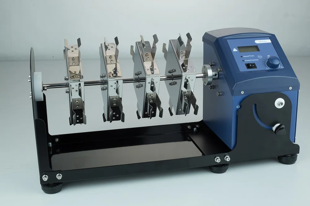 MX-RL-Pro Laboratory Horizontal 360 Degree Rolling Rotisserie Rotator 10~70rpm LCD Digital Tube Rotator