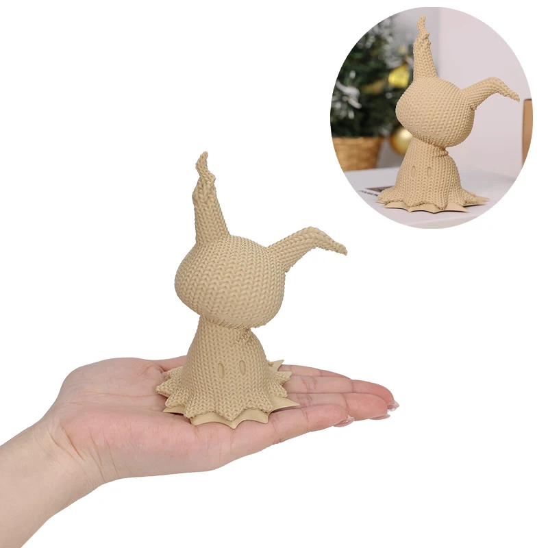 3D プリントアニメポケモンフィギュアニットミミッキュモデルかわいい人形飾り装飾ギフト
