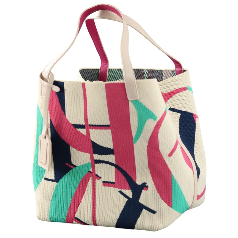 CH Canvas Tote Bag Spacious Lightweight Stylish Large Capacity Adjustable Pocket Durable Versatile Luxury Daily Travel Chic image 2
