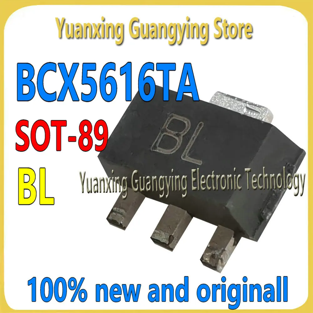 

(10 pieces) BCX5616TA BCX5616 Marking: BL SOT-89 80V 1A NPN surface-mount transistor 100% brand new