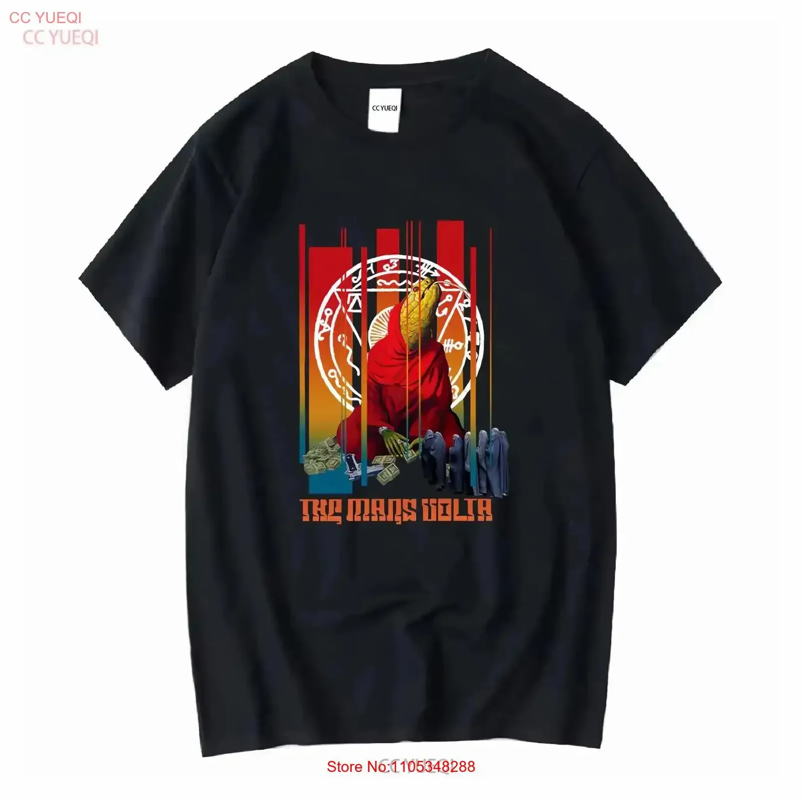 NEU The Mars Volta Octahedron For Fan Gold T-Shirt in allen Größen AC2305 Vintage Washed Vielseitig Casual Leicht Streetwear Stilvoll