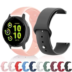 Forerunner 165 245 645 Music Replacement Watchband 20mm Silicon Strap For Garmin Venu/SQ/SQ2/2 Plus Bracelet Vivoactive 3 5 Band