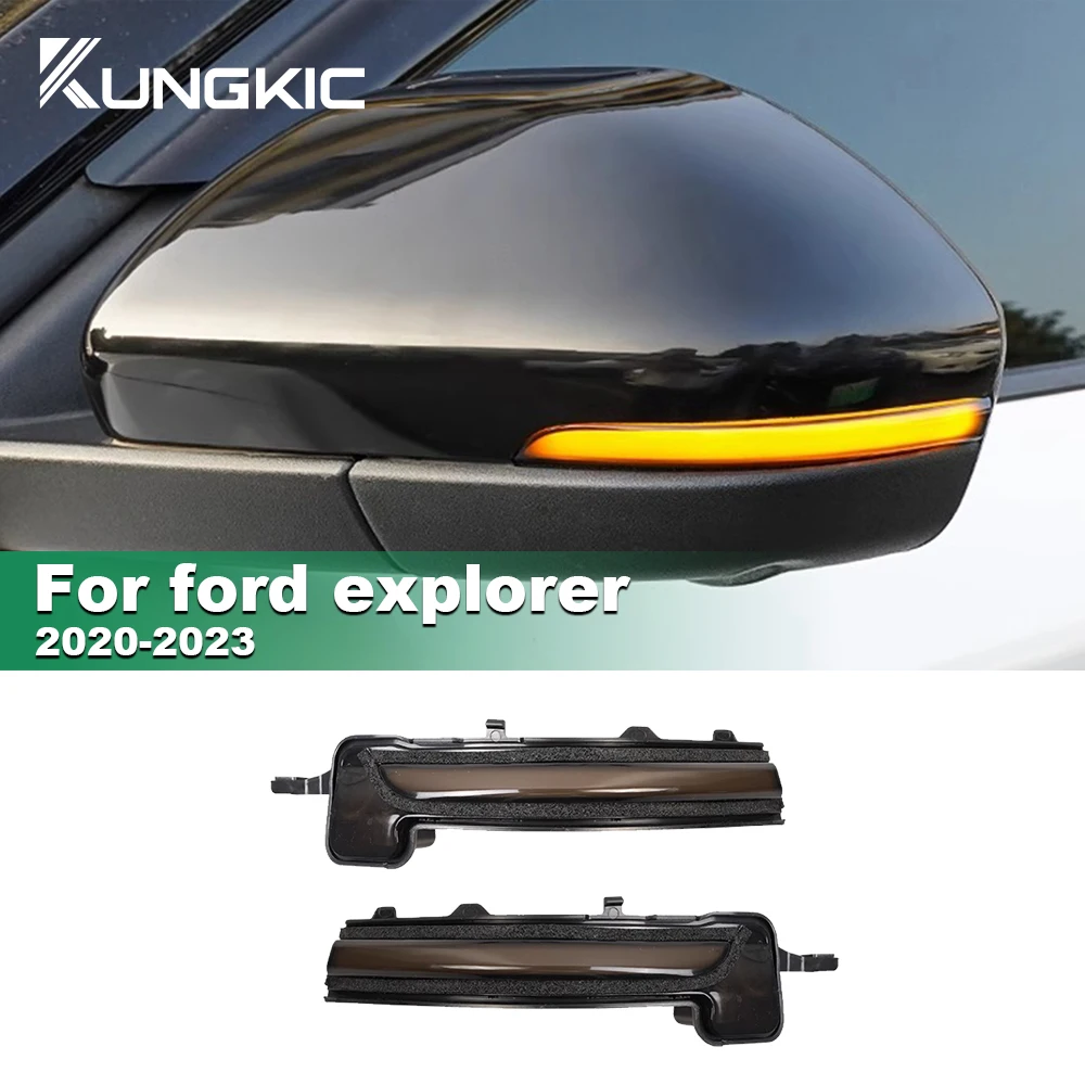 

for Ford Explorer 2020 2021 2022 2023 Side Mirror LED Turn Signal Lights Side Wing Reversing Indicator Lamp