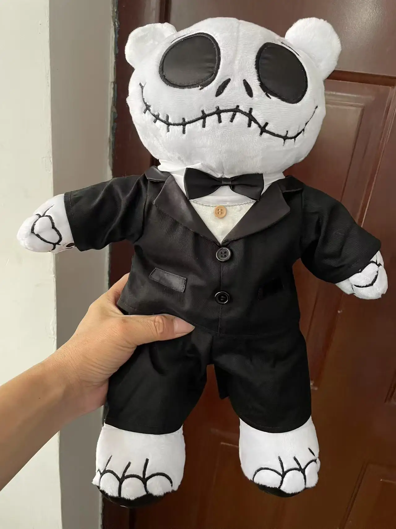 Disney uroczy Miasteczko Halloween Jack Skellington Baymax Pluszowa Lalka Wypchane Miękkie Lalki Pluszowy Film Duży Biały Prezent Zabawka dla Niemowlaka