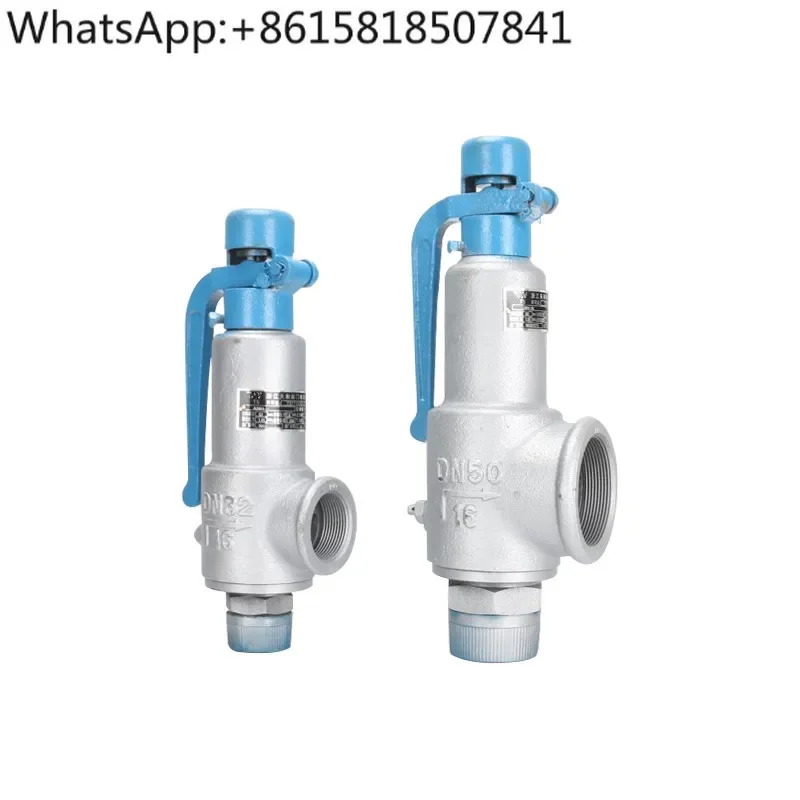 A28H/Y-16C cast steel spring fully opened external thread safety valve DN15 20 25 32 40 50 65