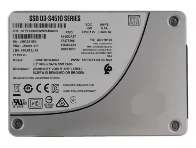 オリジナルSSDPF2NV307TZN1 D5-P5316 30.72TB 2.5インチ U.2 15mm PCIe 4.0 X4 NVMeデータセンターストレージSSD SASハードドライブディスク