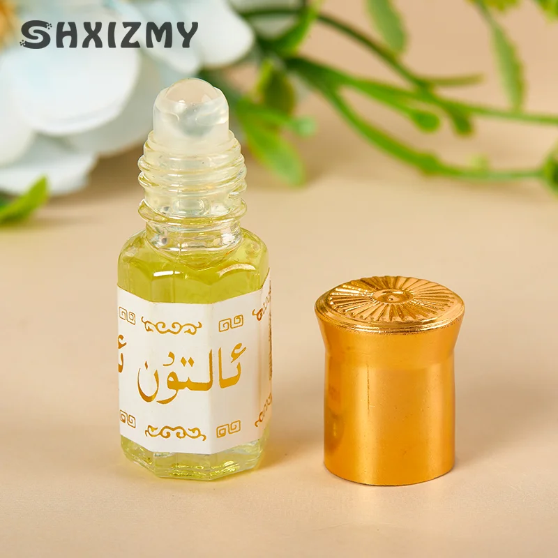 3Ml Saudi Etherische Olie Parfum Bloemennoten Blijvende Geur Voor Vrouwen Bloem Smaak Parfum Essence Olie Body Deodorization