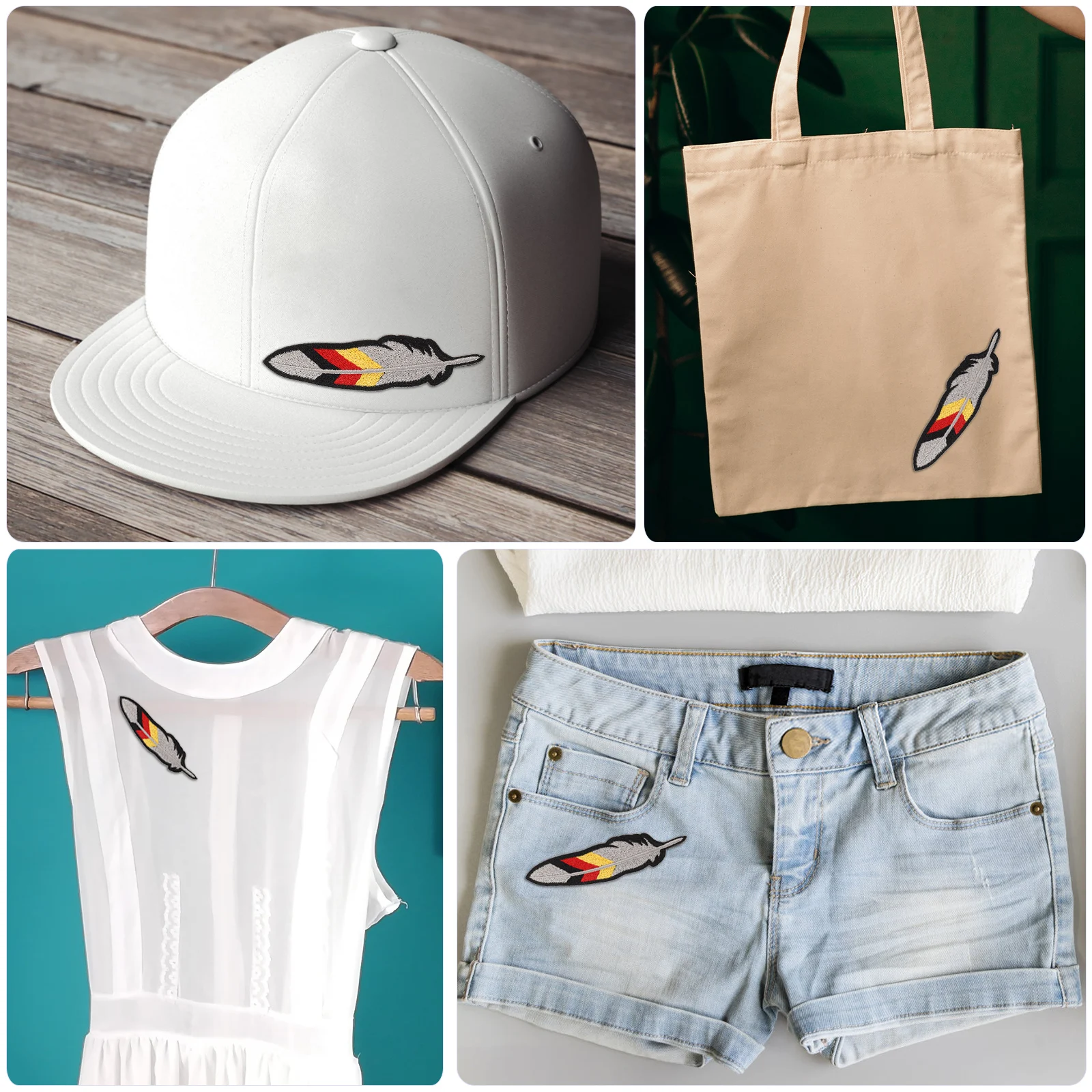 

Arm Patch Costume Coat Diy Decorative Replacement Clothing Accessory Embroidered Polyester Wear-Resistant Small