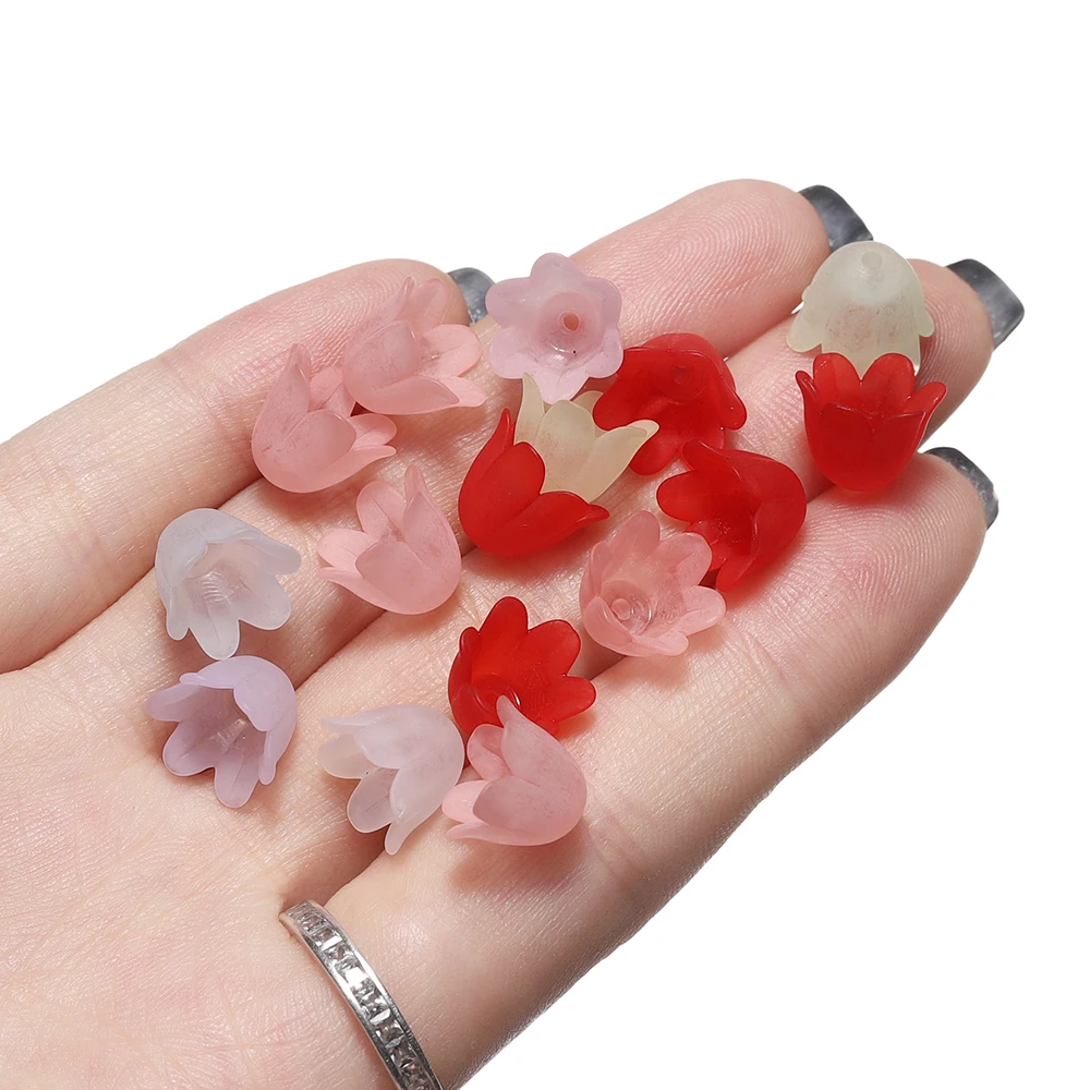 50 Stück 8,5x11mm Bunte Glocke – Bead Cap Flower Bewertung und Preis