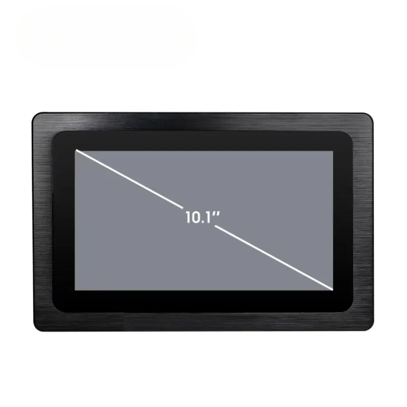 

2025 High Quality Embedded 10.1 Inch Industrial PC Fanless X86 Dual LAN Desktop Computer All-in-One Panel PC Products in Stock