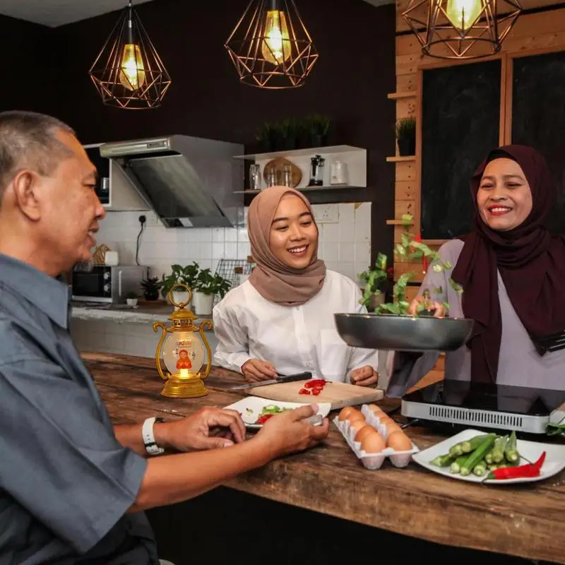 ไฟตกแต่ง Eid LED โคมไฟพกพาขนาดเล็ก Eid โคมไฟ LED Eid โคมไฟ LED Night Light Chic และ Stylish สําหรับ Home Tabletop