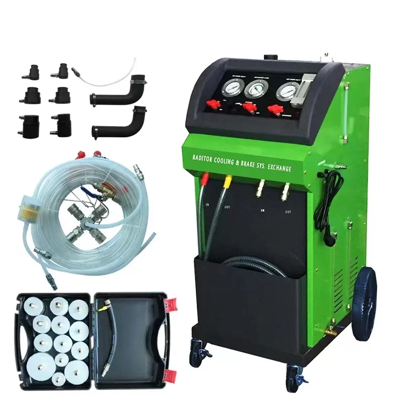 WCS-6800 2-in-one Brake Fluid Changer And Cooling System Radiator Fluid Exchange Machine