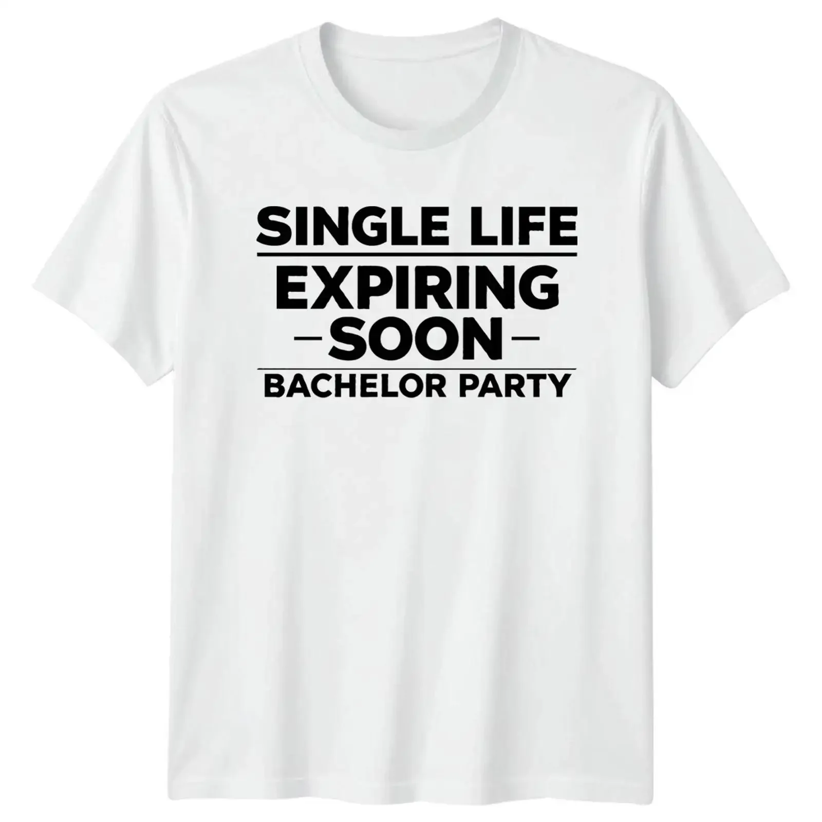Single Life Expiring Soon Junggeselle Herren T Shirt Bräutigam Junggesellenabschied Geschenk für vintage Washed Stretched