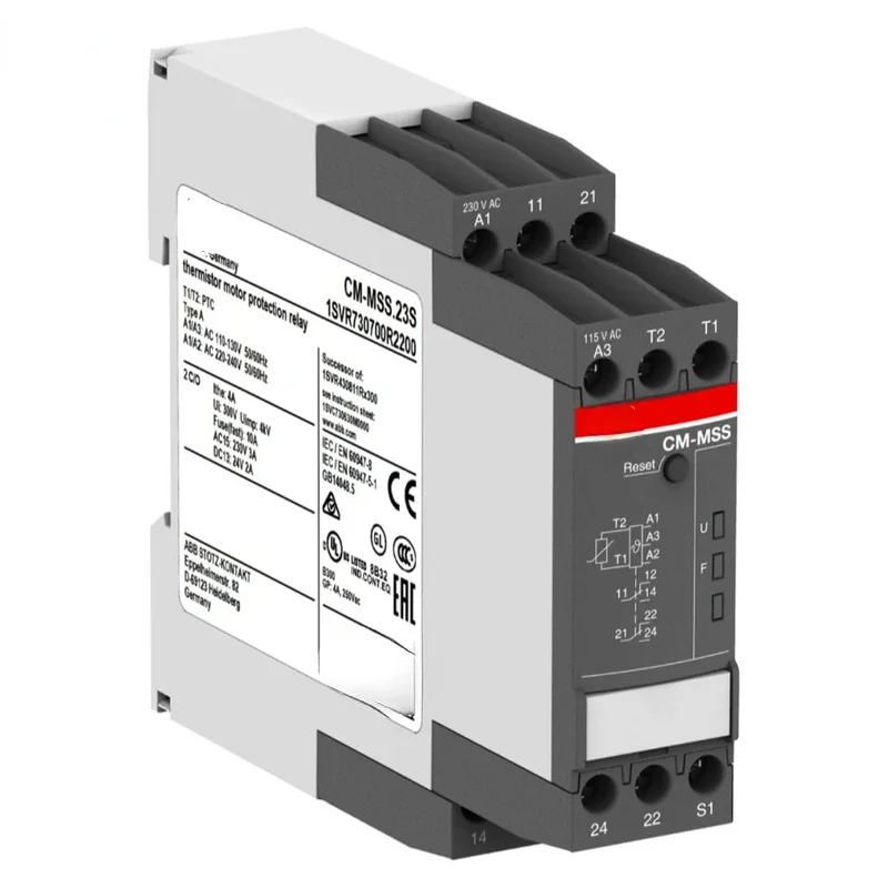 1SVR730700R2200 CM-MSS.23S Control Relays CM-MSS Series for ABB Temperature Monitoring