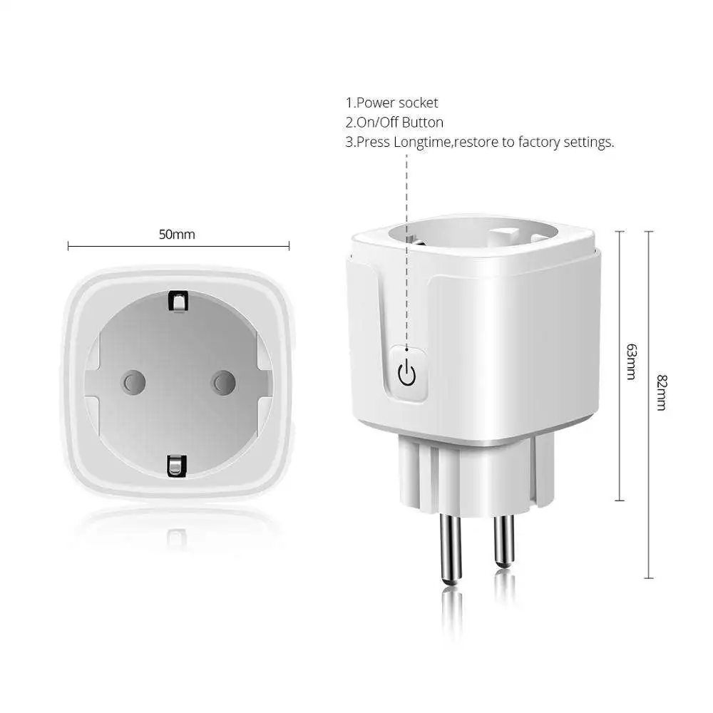Wireless RF 433 Learning Code Remote Control Socket Switch 220V EU Universal Plug Remote on OFF Electrical Outlets for Lighting