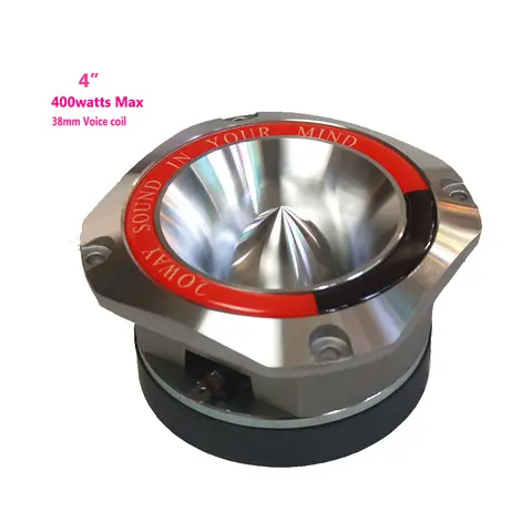 1pc 4 인치 102mm 직경 400w 알루미늄 스피커 경적 총알 트위터 자동차 오디오 Hifi 시스템 KTV 상자 경적 부품