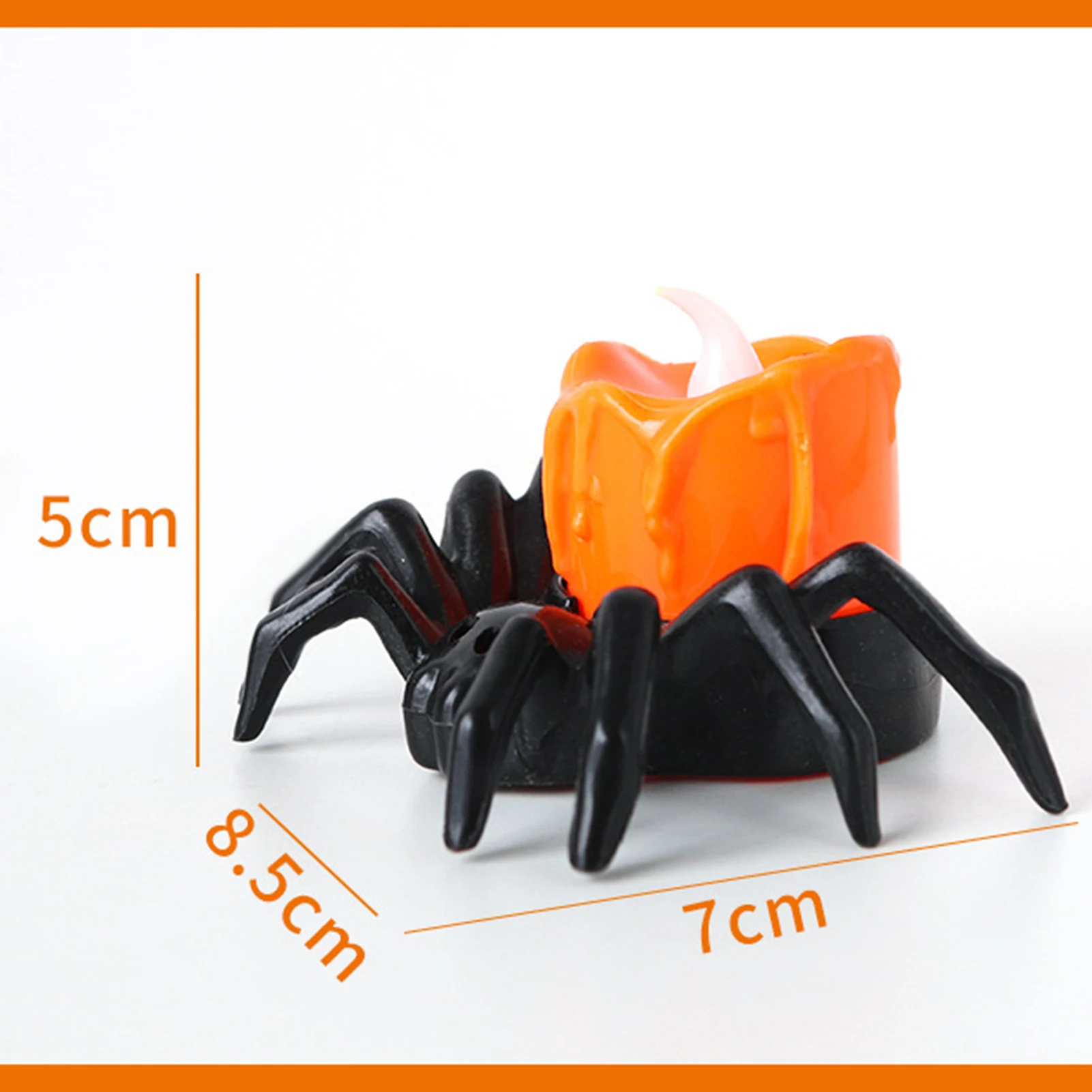 Halloween Jack-o'-lantern Atmospheric Lamp Flameless Lights Atmosphere Prop for  Home Holiday Decor
