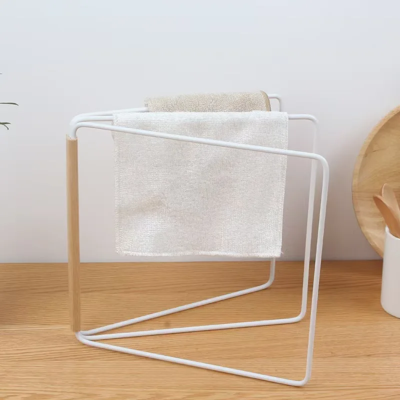 

New Hanging Dish Cloth Drying Rack Folding 3Layers Kitchen Washcloth Holder Rag Support Dishrag Organizer Hand Towel Drain Stand
