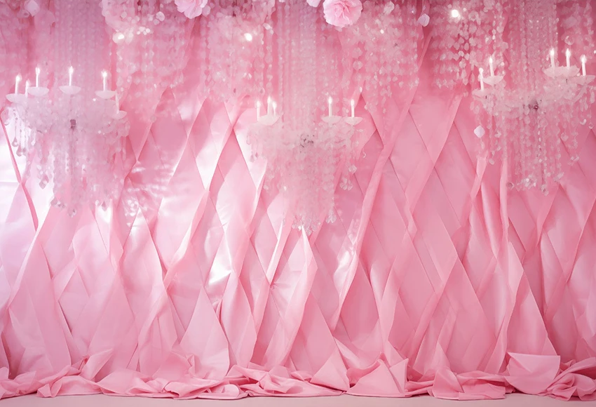Mehofond Photography Background Hot Pink Diamond Curtain Adult Birthday Wedding Maternity Portrait Decor Backdrop Photo Studio