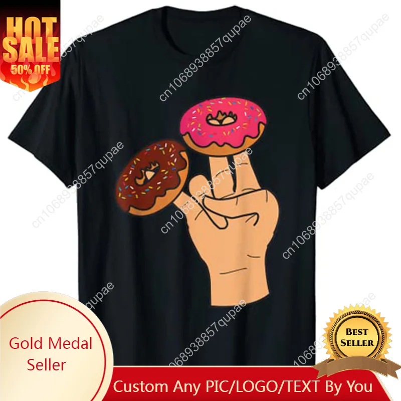 Two In The Pink One In The Stink Funny Shocker T-Shirt Graphic Donut Tee Tops