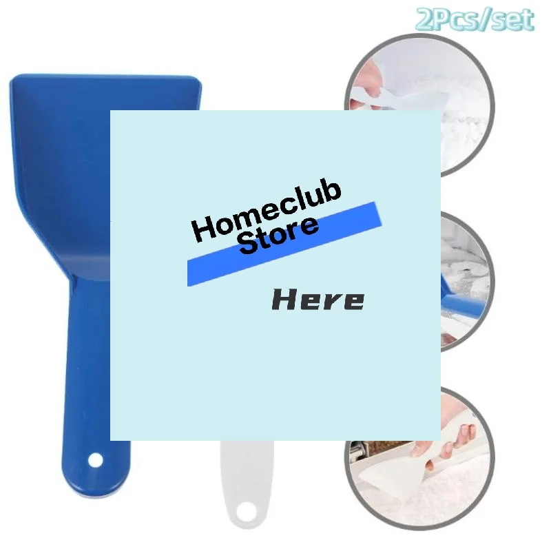 1/2Pcs Refrigerator Freezer Shovel Durable Ice Scraper Frost Removal Clean Snow Blower Ice Removal Shovel Cleaning Tool