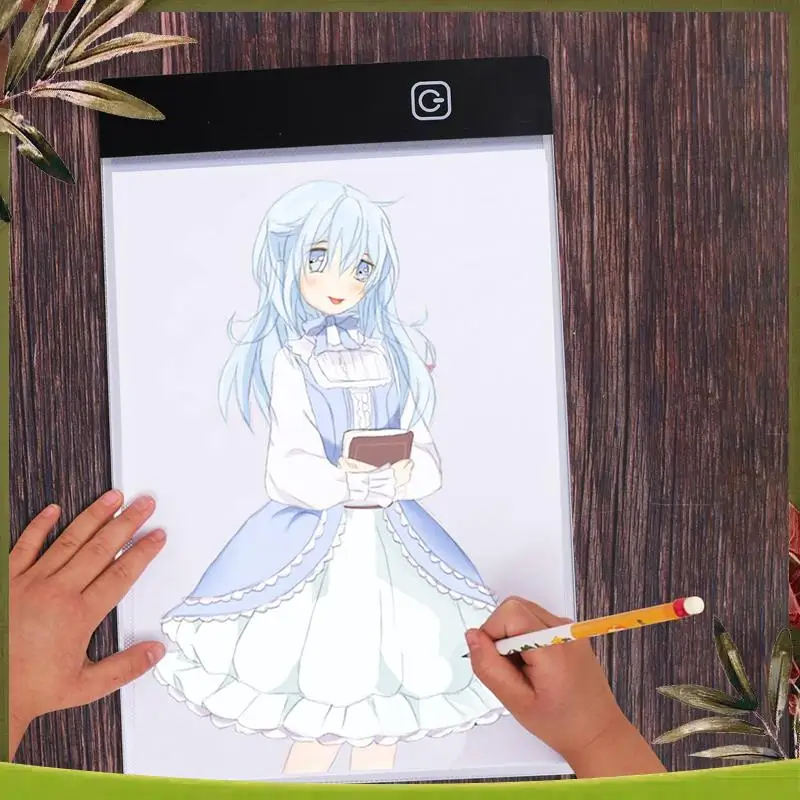 

Новый трехуровневый светодиодный светильник с регулируемой яркостью, планшет, инструменты, аксессуары, защита глаз с алмазной вышивкой, размер А5