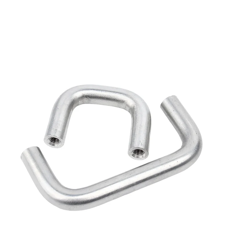 M4~M8 304 Stainless Steel Innerl Thread U-Shaped Double Curved Handle Modern Cabinet Door Handles Nordic Drawer Door Knobs Pulls image 3