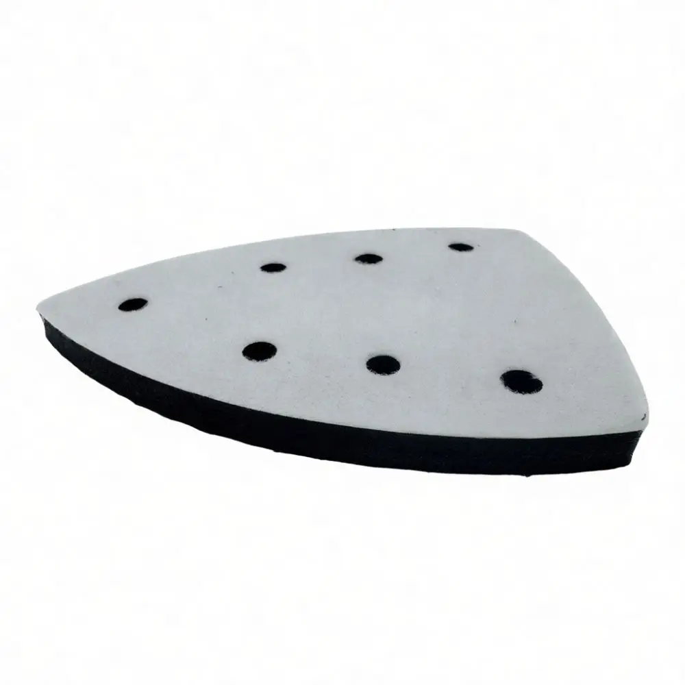 Triangular Foam Interface Pad For Orbital Sander Polishing Disc Soft Cushion Support Plate Efficient Sanding Accessories