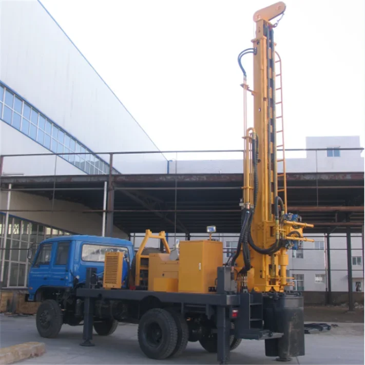 New 350m 20m 180m Truck-Mounted Water Well Drilling Rig / Drilling Machinewith Mud Pump or Air Compressor Free After-sales