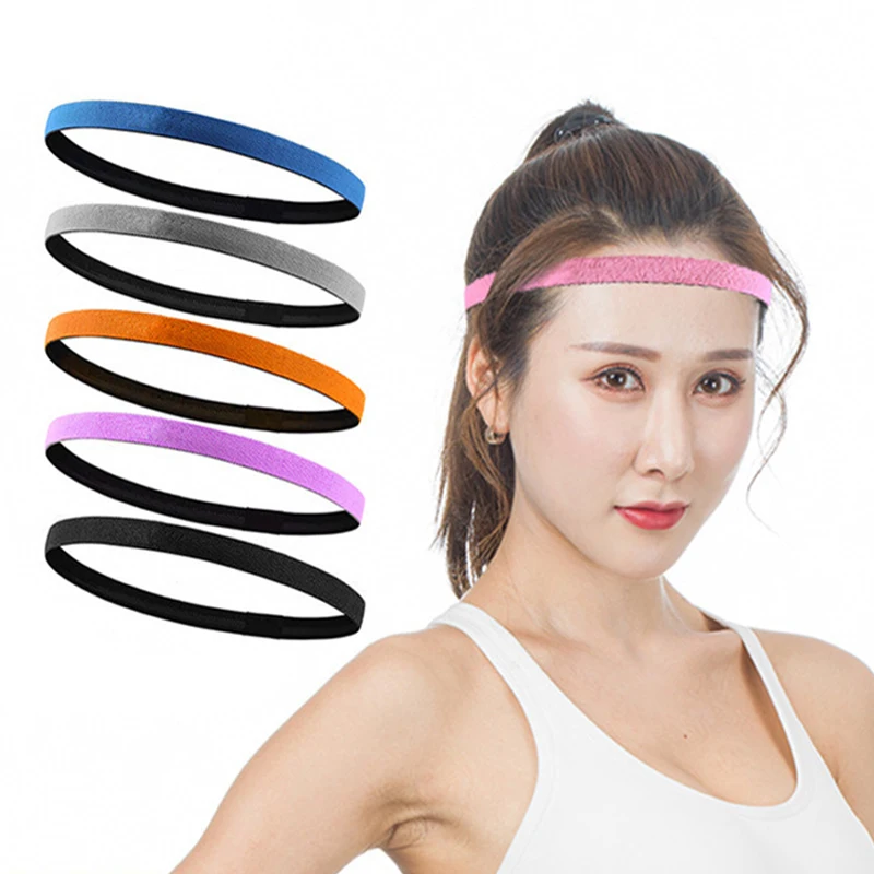 الرياضة مضاد للتعرق رباط شعر النساء اليوغا اللياقة البدنية امتصاص العرق رباط شعر الرجال كرة السلة الجري كرة القدم عرق عقال #1