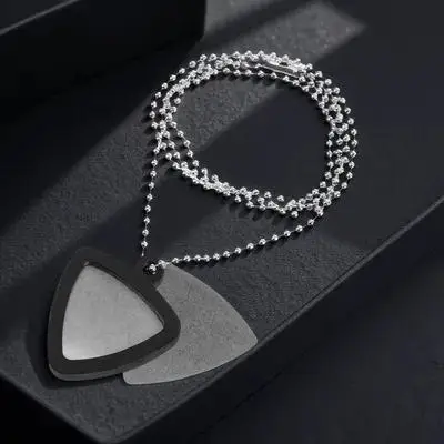 

Guitar Pick Pendant Holder Picks Holding Necklace Display Jewelry Stainless Steel