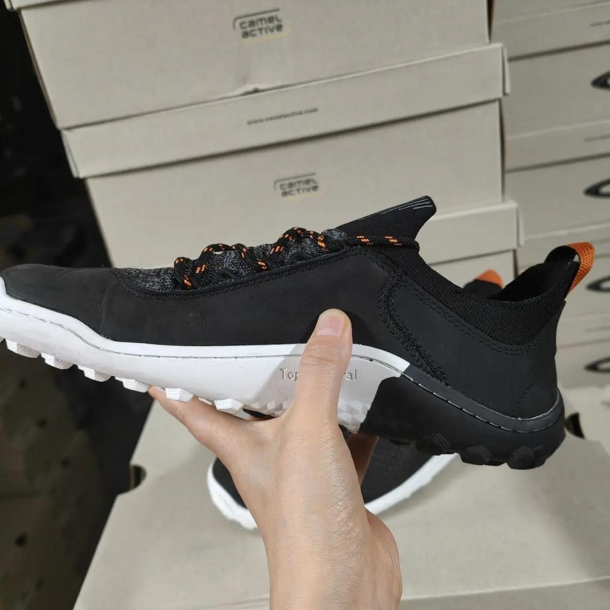 

Classic Brand 4 E Wide Foot Outdoor Slip Walking Shoes Comfortable Breathable Flat Driving Shoes Zero Drop Fitness Shoes