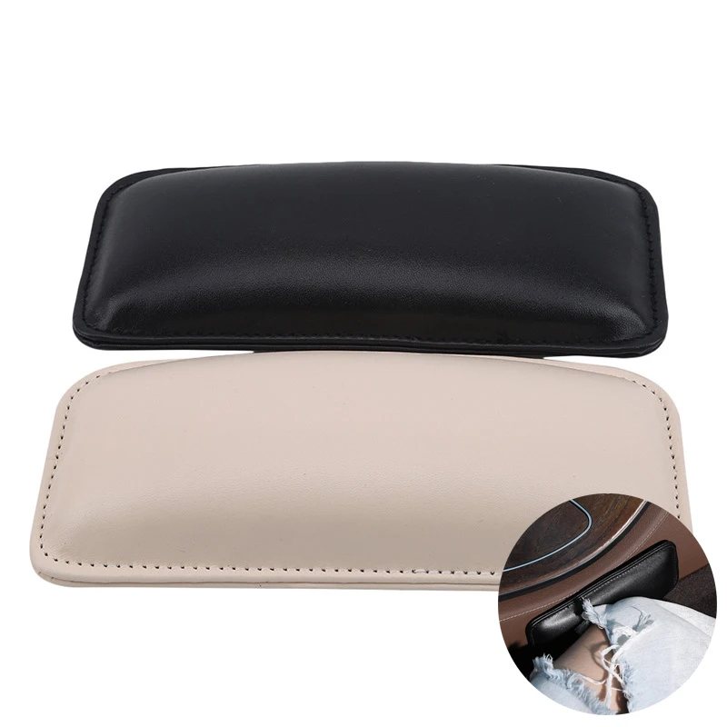 

Автомобильная наколенница, кожаный наколенник для салона автомобиля, удобная подушка из пены с эффектом памяти, универсальная поддержка бедра для грузовика, автомобильные аксессуары