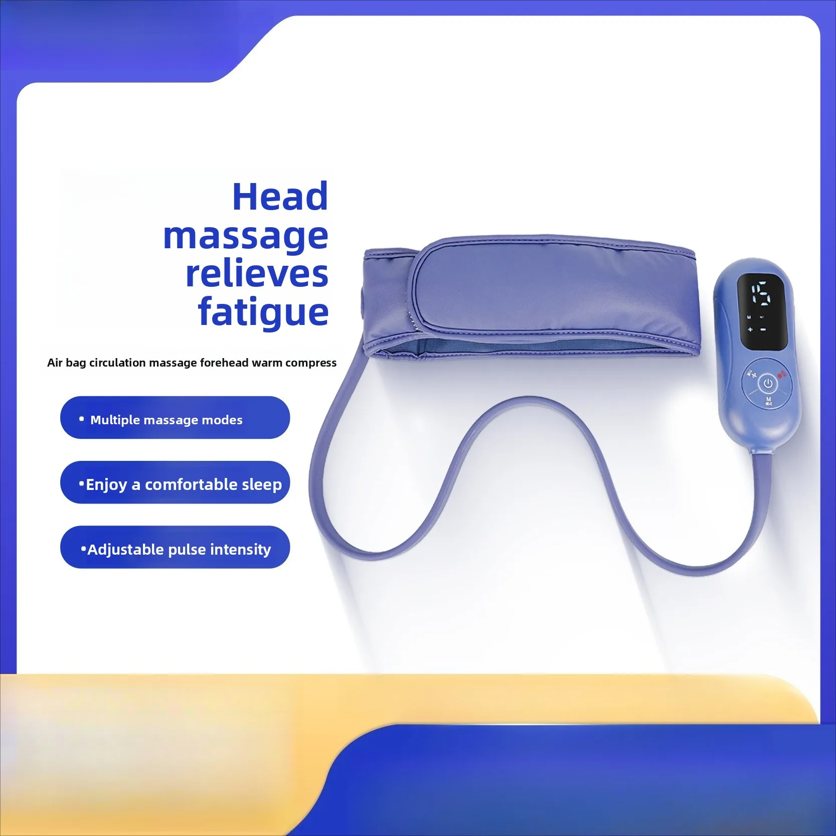 

Head Massager Electric Kneading Automatic Sleep Aid and Decompression Instrument Smart Home Hot Compress Sleep Instrument
