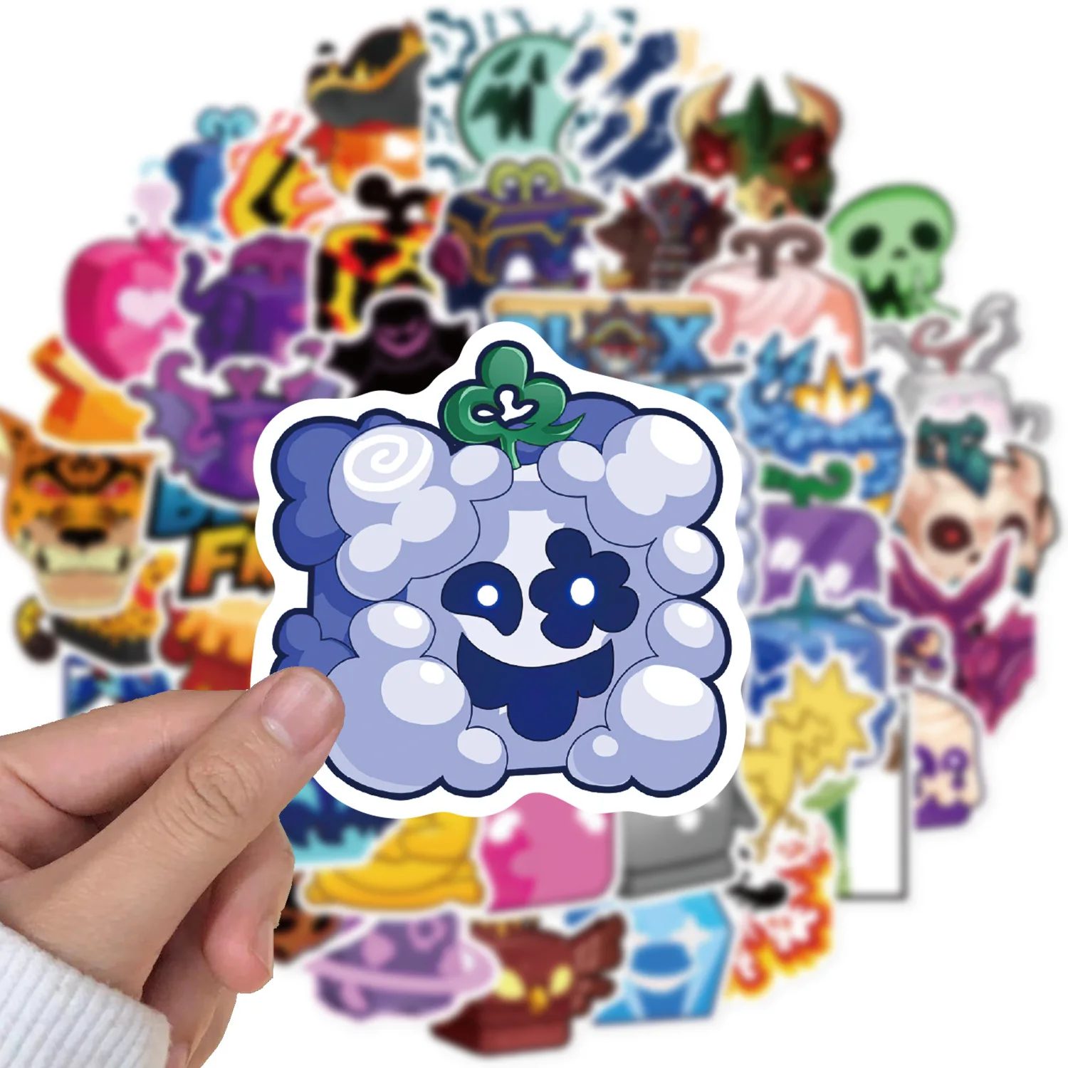 50 قطعة لعبة الفواكه Blox متنوعة الفينيل سيارة ملصق دراجة نارية دراجة الأمتعة مائي الكتابة على الجدران بقع الهاتف سكيت المحمول