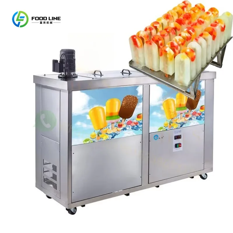 Stainless Steel Ice Lolly Popsicle Mold Making Machine Pop Freezing Machine customized