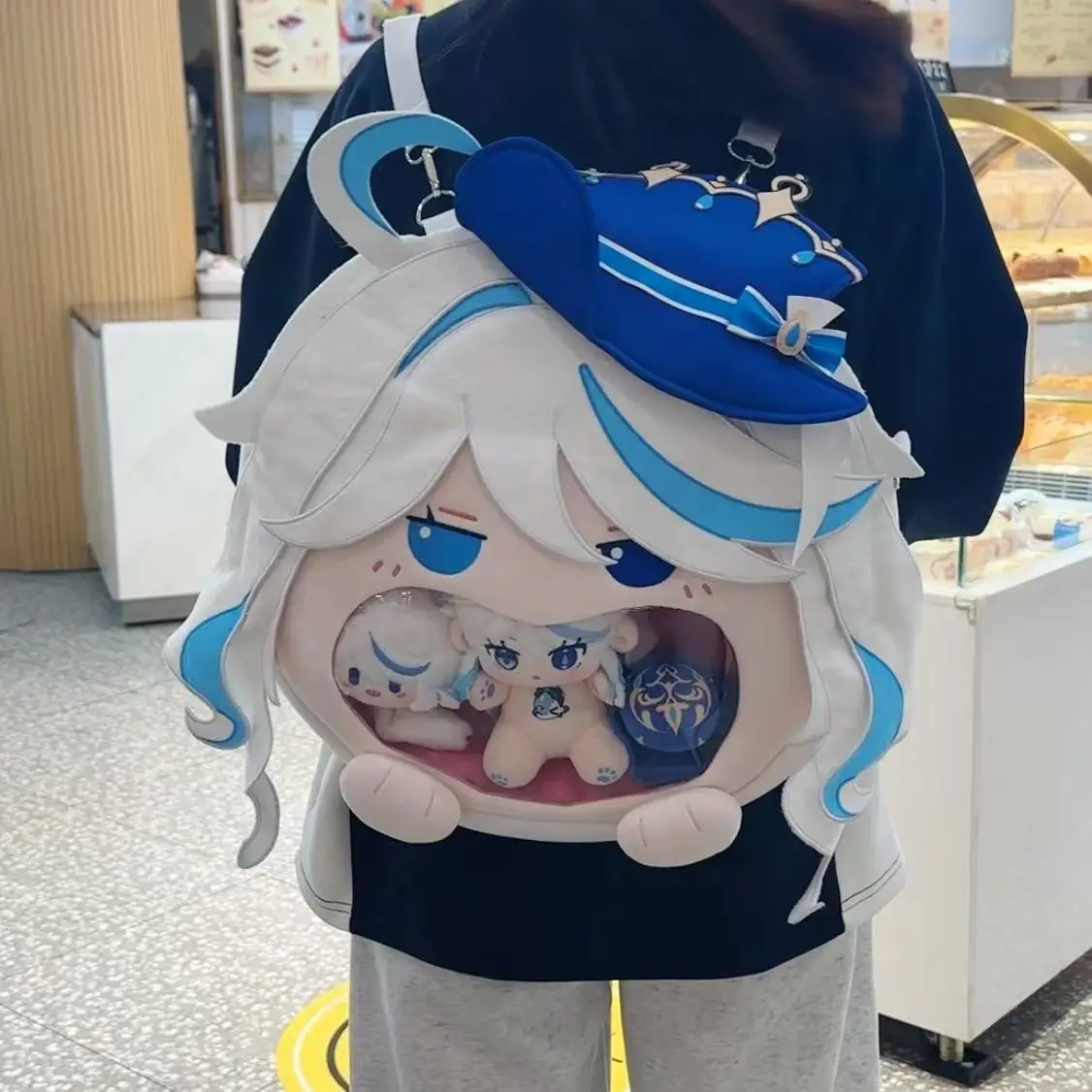 Genshin Impact Furina animation derivative itabag backpack  birthday gift 40cm