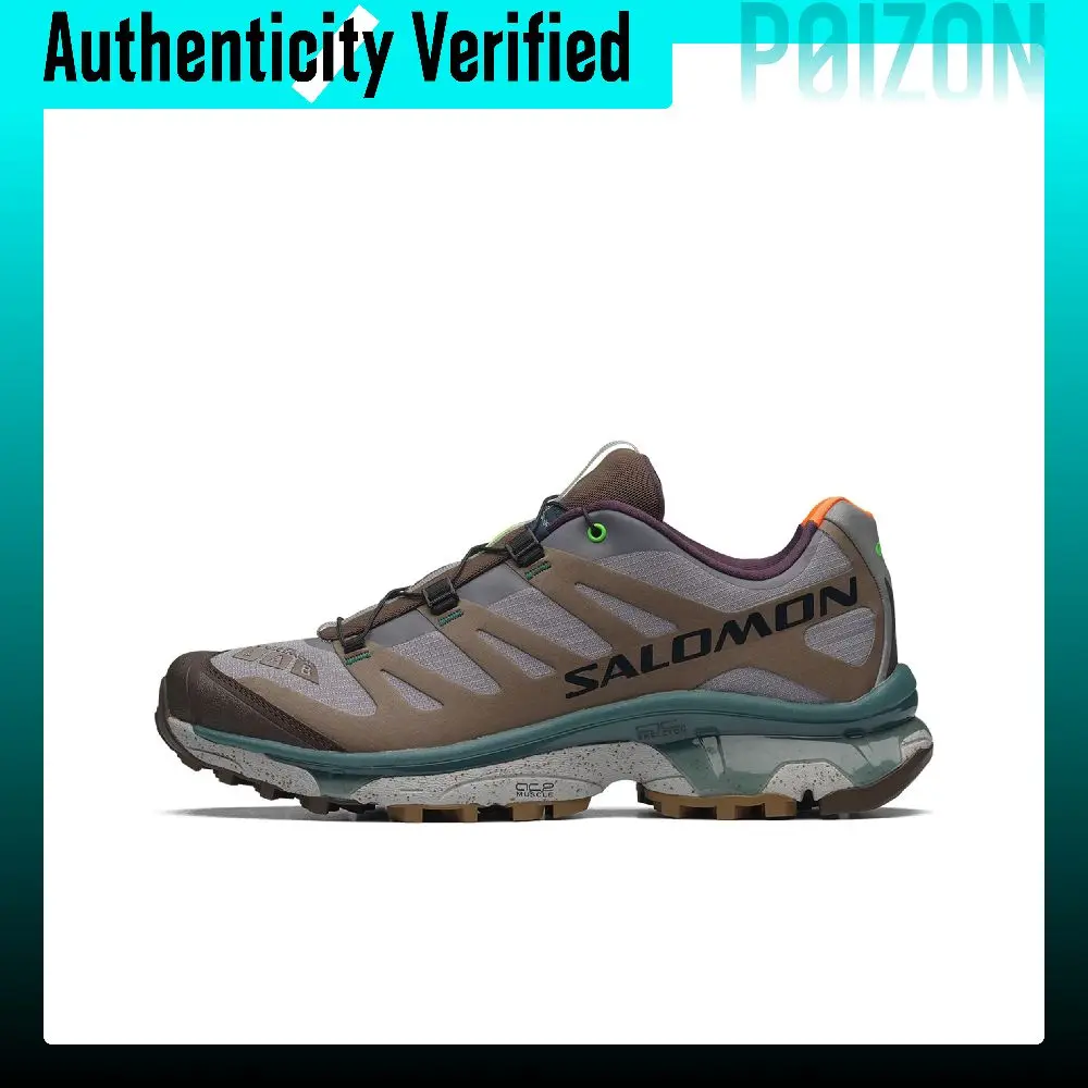 SALOMON x Bodega XT 4 Casual Running Shoes Men's Brown Purple L47848400