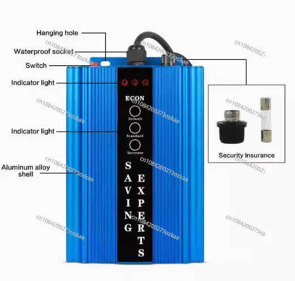 

150KW-300KW 3 Mode Power Factor Saver Plug in Electricity Saving Box Electric Bill Killer For Home Energy Saving Device