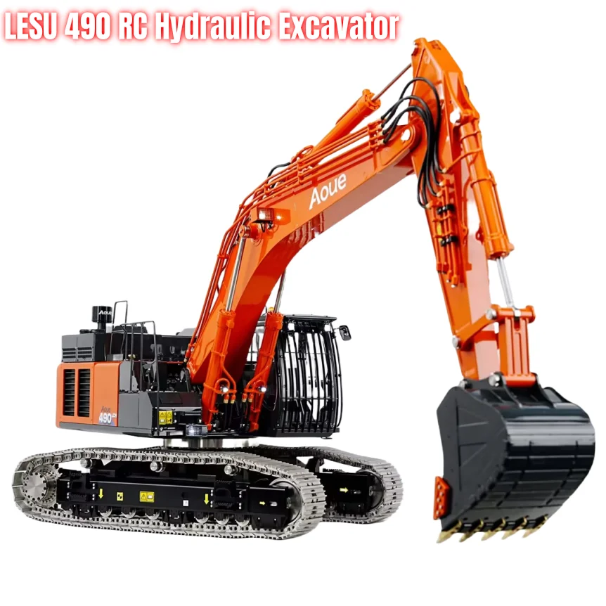 

RTR LESU 490 RC Hydraulic Excavator 1/14 Remote Control Construction Vehicle Toy Model Gifts
