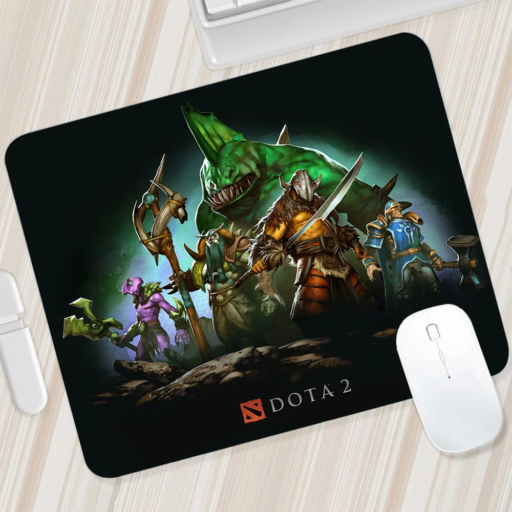 Dota 2 Small Mouse Pad Gaming Mousepad PC Gamer Mouse Mat XXL Computer Office Pad Silicone Keyboard Mat Desk Pad Laptop Mausepad