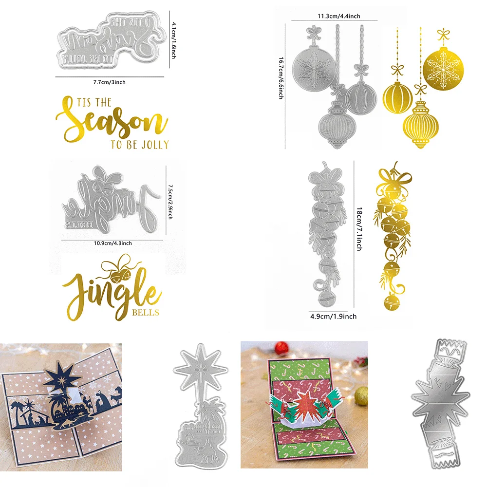 Glimmer Metal Hot Foil Plates für DIY-Bastelarbeiten, Kartenherstellung, Fotoalbum, Scrapbooking, Dekoration, Hot Foil-Vorlagenform