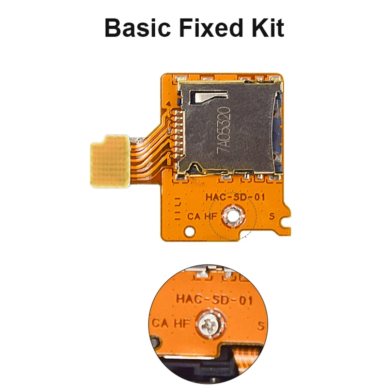 닌텐도 스위치 콘솔용 교체 소켓 보드, 마이크로 SD 카드 슬롯 보드, 닌텐도 스위치 NS TF