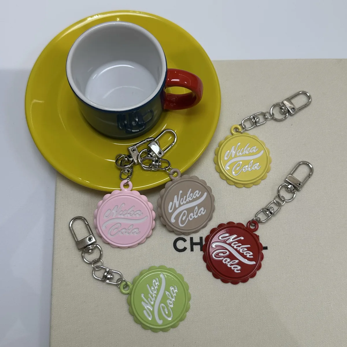 Creative Multi-Color Bottle Cap Bag Pendants, Mobile Phone Chains