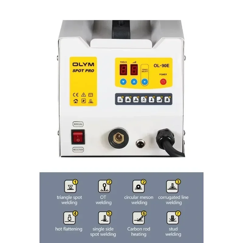 Equipo de mantenimiento de automóviles soldador por puntos máquina eléctrica de reparación de abolladuras de automóviles