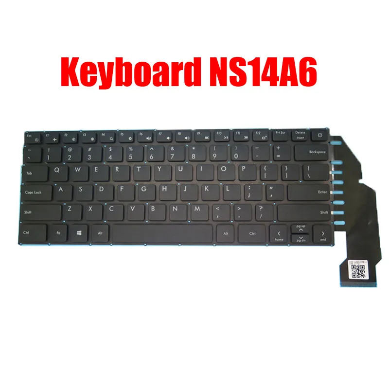 

Laptop Keyboard For AVITA Liber NS14A6 US DK-284-1 342840016 English US Without Backlit Black New