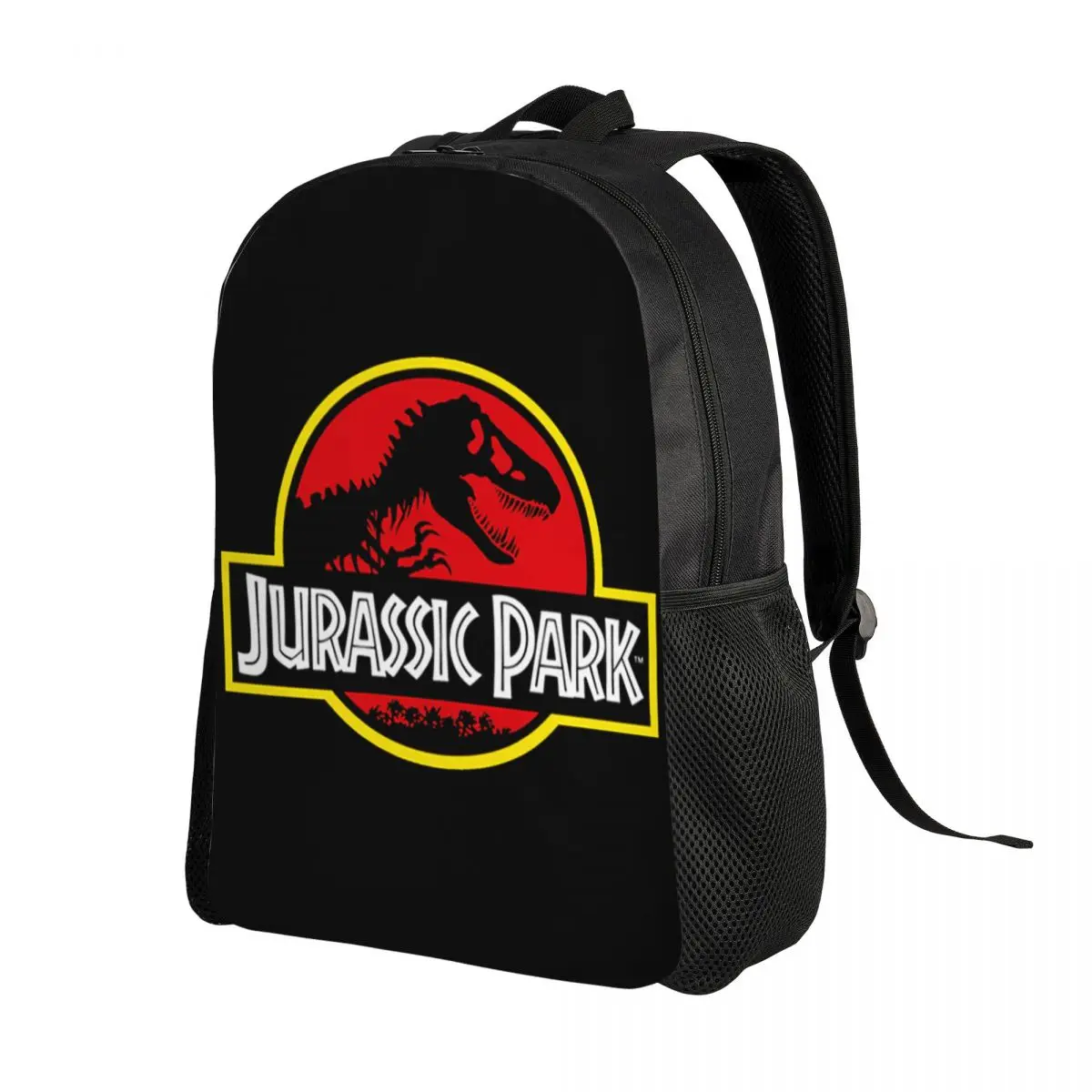 Customized Jurassic Park Backpacks Women Men Casual Bookbag for School College Dinosaur World Bags